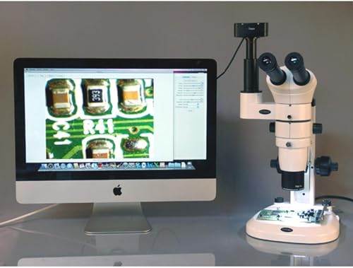 AmScope PM240T Trinocular Stereo Zoom Microscope 8X-80X White