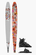 Radar Girl's TRA Waterski w/Prime Boot Peach / White