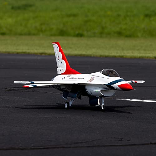 E-flite F-16 Thunderbirds 80mm EDF RC Airplane BNF White