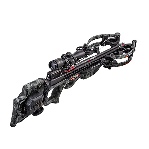 Wicked Ridge NXT 400 Hunting Crossbow Package with ACUdraw and Pro-View Scope Peak Camo