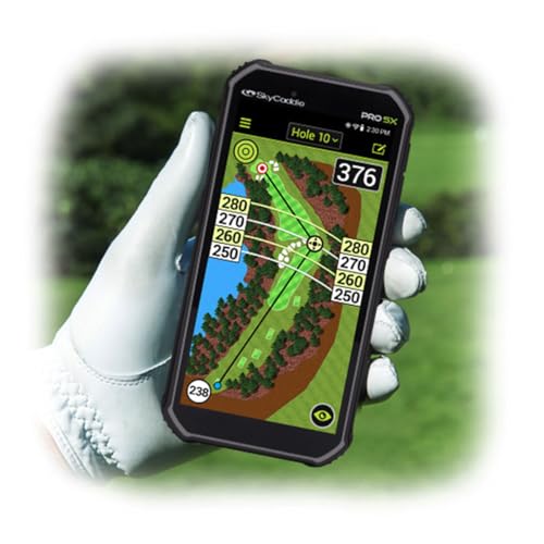 PlayBetter SkyCaddie PRO 5X Handheld Golf GPS Power Bundle Charger & Hard Case