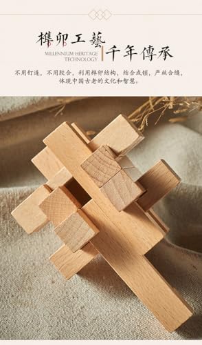 WYDYSLA Lu Ban Kongming Puzzle Set 36 Pieces Gift Box