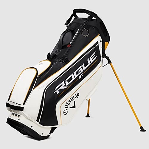 Callaway 2022 Rogue Tour Staff Stand Bag Limited Edition White/Black/Gold