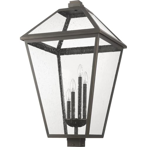 Z-Lite Talbot Outdoor Post 4-Light Oil Rubbed Bronze