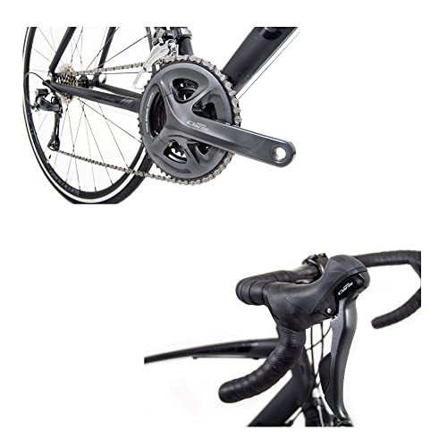 Tommaso Forcella Aluminum Road Bike Shimano Claris 24-Speed Matte Black Medium 56cm