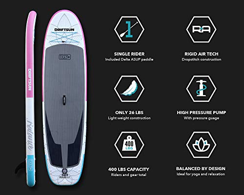 Driftsun Inflatable Stand Up Paddle Board Package Balance - Pink