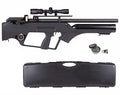 Wearable4U Hatsan BullMaster Semi-Auto .177 Cal PCP Air Rifle Bundle with Scope, Rings & Pellets