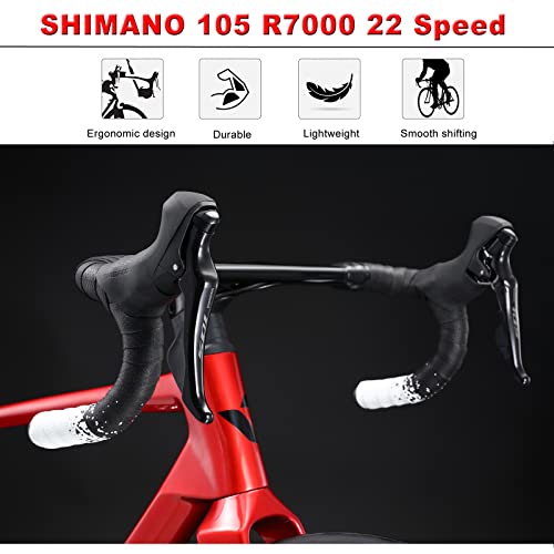 KABON Carbon Gravel Road Bike Red