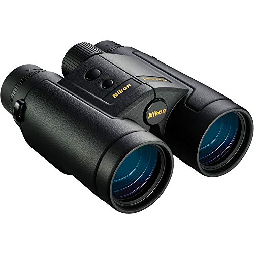 Kellards Nikon 10x42 LaserForce Rangefinder Binocular Bundle with Tether & Harness Black
