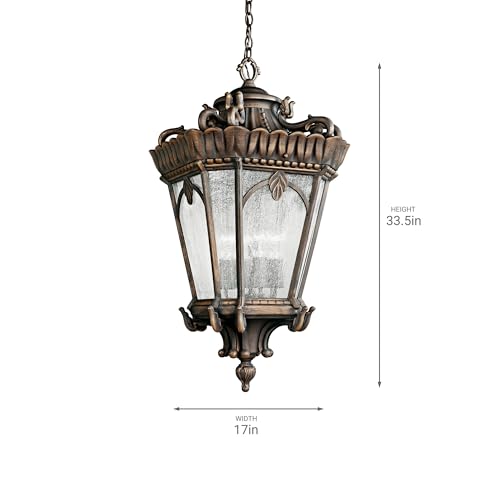 Kichler Tournai 33.5" 4 Light Outdoor Pendant Light Londonderry