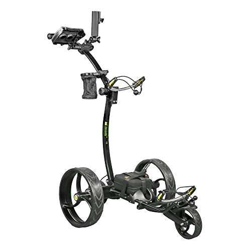 BAT-CADDY ELECTRIC GOLF CADDY X8R Sealed Lead 18-Hole Battery Powered Push Cart with Remote, Dual Motor, 9-Speeds, Reverse, Cruise Control, Anti-Tip Wheel, Downhill Control - Phantom Black