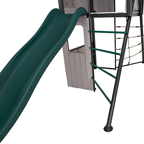 Lifetime Adventure Clubhouse Swing Set Brown/Green