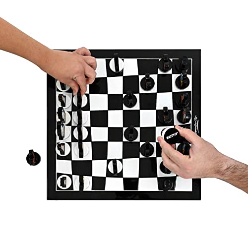 BRITTO Luxury Chess Set Enamel Painted Multicolor