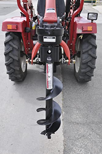 Tool Tuff Pole-Star 400 3-Point Tractor Post Hole Digger with Augers
