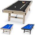 GoSports 8 ft Pool Table with Wood Finish Black