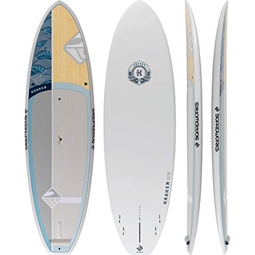 Boardworks Kraken Stand Up Paddleboard Bamboo/Grey/Ocean