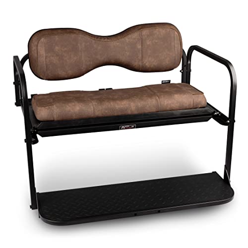 MODZ RS Custom Golf Cart Rear Seat Kit for Club Car Precedent/Onward/Tempo Brown Base
