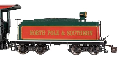 Bachmann 4-6-0 Steam Locomotive Metal Gears Christmas Large G Scale Red