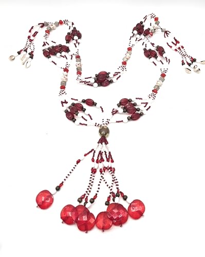 WORLDMARTSHOPPING WMS Shango Set Batea de Madera Decorada Cherry
