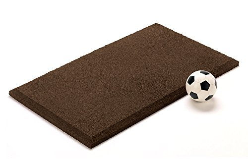 IncStores Outdoor Playground Mat 2 1/4 Inch Thick Rubber 32" x 54" Earth