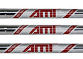 TRUE TEMPER AMT Steel Iron Shafts .355 Taper Tip - Set of 8 (Red)