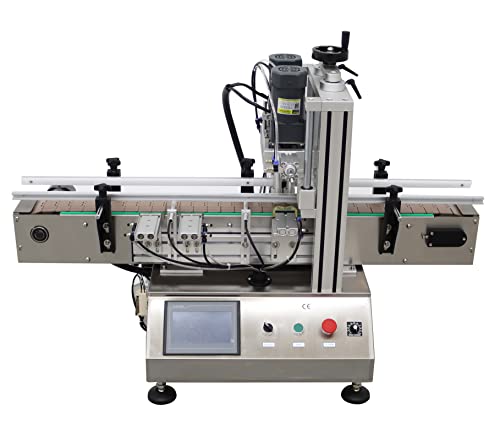 TECHTONGDA Automatic Electric Bottle Capping Machine with Conveyor Stainless Steel