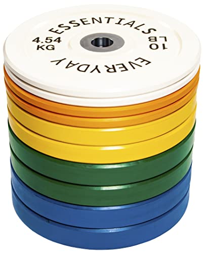 BalanceFrom Olympic Bumper Plate Weight Plate Colored