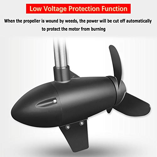 INTSUPERMAI Electric Trolling Motor 240lbs Thrust 24V for Saltwater Fishing Boat