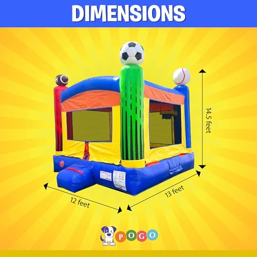 Pogo Bounce House Crossover Deluxe Sports Inflatable Bounce House