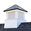 Good Directions Manchester Vinyl Black Aluminum Roof Cupola 22" x 27" Black