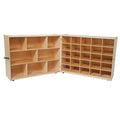Wood Designs Folding Storage Shelf (Pack of 2)