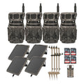 Stealth Cam Revolver 36MP 360-Degree Cellular Trail Camera Bundle with Solar Battery Pack and Accessories