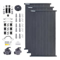 SolarPoolSupply Triple Threat MAX Solar Pool Heating System Ultimate Performance Package 3-4'x8' 96 Square Feet