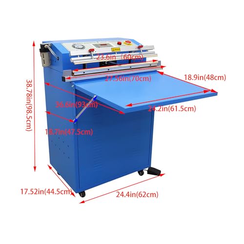 LGXEnzhuo Automatic Vacuum Sealing Machine for Meat, Seafood, Vegetables & Fruits 110V 300W