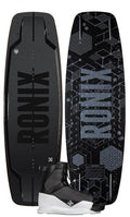 Ronix Wakeboard Package 150 - Parks Wakeboard w/District Boots - 7.5-11.5 Black