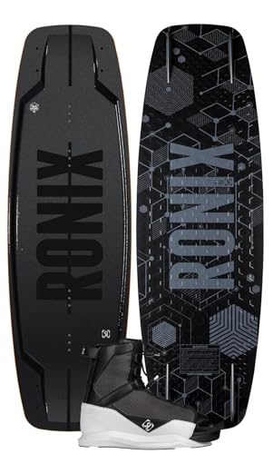 Ronix Wakeboard Package 135 - Parks Wakeboard w/District Boot - 5-8.5 Black