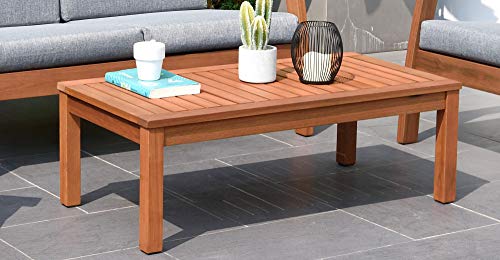 Outdoor Living and Style 8-Piece Brown and Gray Amazonia Deluxe Eucalyptus Patio Conversation Set 52