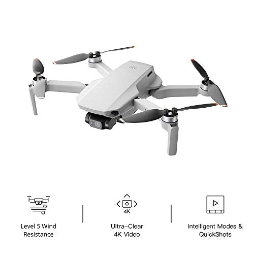 DJI Mini 2 Ultralight Foldable Drone 4K Camera Gray (Renewed)