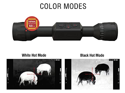 theOpticGuru ATN Thor LTV Ultra Light Thermal Hunting Scope 4K+ Black
