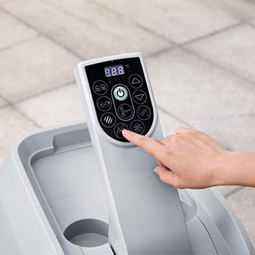 Bestway SaluSpa Santorini HydroJet 5 to 7 Inflatable Hot Tub Gray