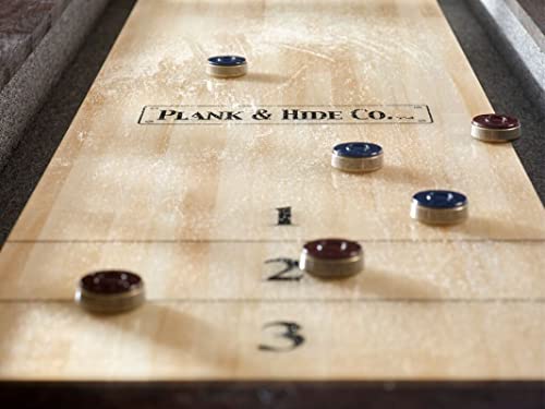 Empire USA Plank & Hide - Fulton Shuffleboard Table (14') Black