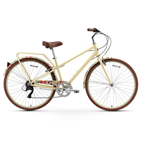 sixthreezero Women's 7-Speed Hybrid Commuter Luxe Floral