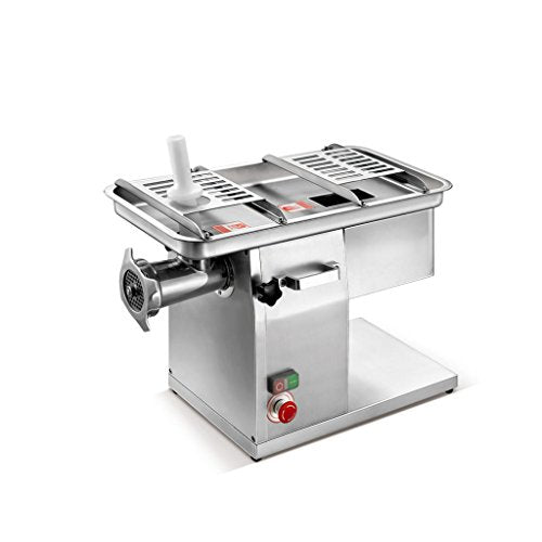 KWS KitchenWare Station 1950W Electric 3mm Fresh Meat Cutter and Grinder Stainless Steel