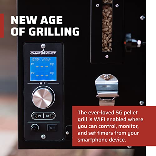 Camp Chef 24 in. WIFI SmokePro SG Pellet Grill & Smoker Black
