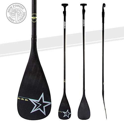 Seller123 Carbon Pro Adjust 3PC. SUP Paddle - Fibreglass Blade