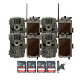 Stealth Cam 36MP Fusion Max Cellular Trail Camera Bundle with Solar Panel, Card Reader & Memory Cards (11 Items)
