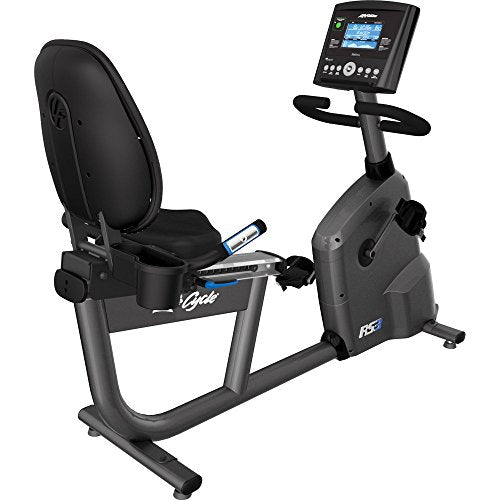 Life Fitness RS3 Recumbent Indoor Cycling Exercise Bike Titanium