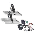 LENCO MARINE 12" x 12" Edgemount Trim Tab Kit with Standard Tactile Switch 12V