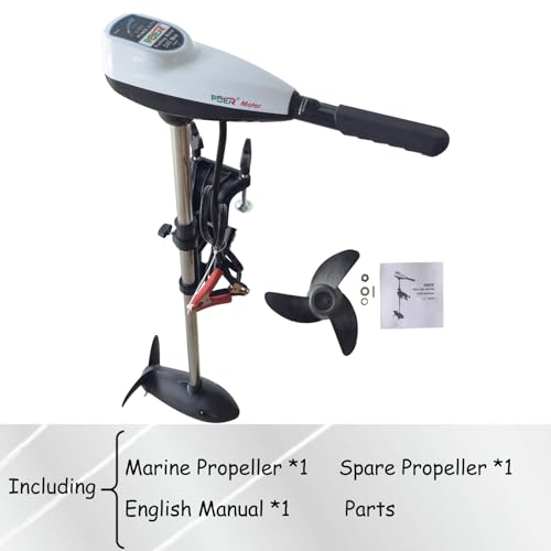 INTBUYING VPM Series 240lb Thrust Electric Outboard Motor 24V for Fishing Boat