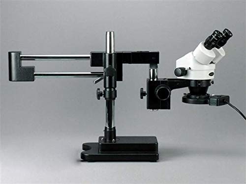 AmScope Professional Binocular Stereo Zoom Microscope Black